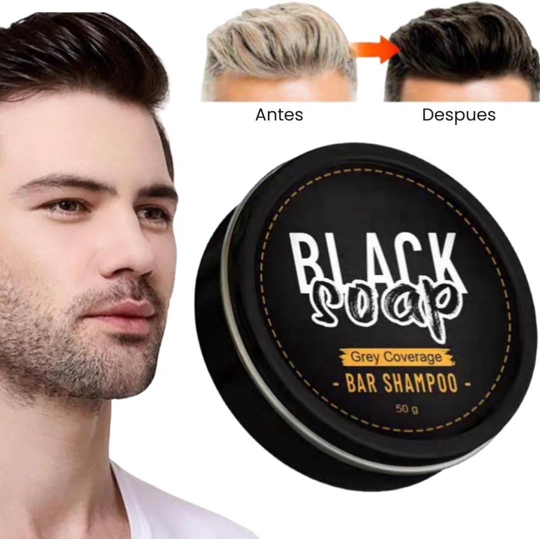 Jabón Cubre Canas Natural y Sin Tinte